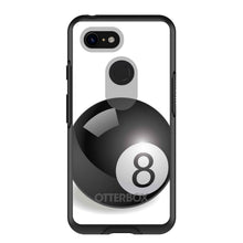 DistinctInk™ OtterBox Symmetry Series Case for Apple iPhone / Samsung Galaxy / Google Pixel - Black Eight Ball 8