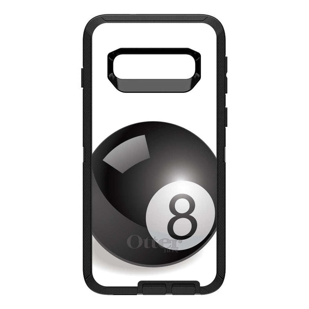 Black Eight Ball 8 OtterBox Defender Case for iPhone & Galaxy, view 9