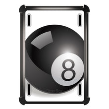 DistinctInk™ OtterBox Defender Series Case for Apple iPad / iPad Pro / iPad Air / iPad Mini - Black Eight Ball 8