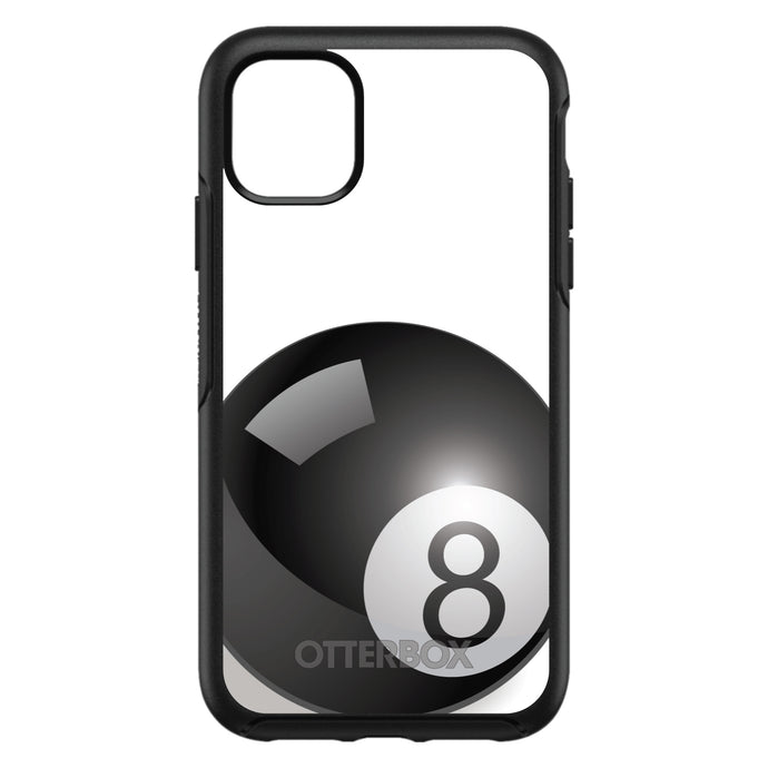 DistinctInk™ OtterBox Symmetry Series Case for Apple iPhone / Samsung Galaxy / Google Pixel - Black Eight Ball 8