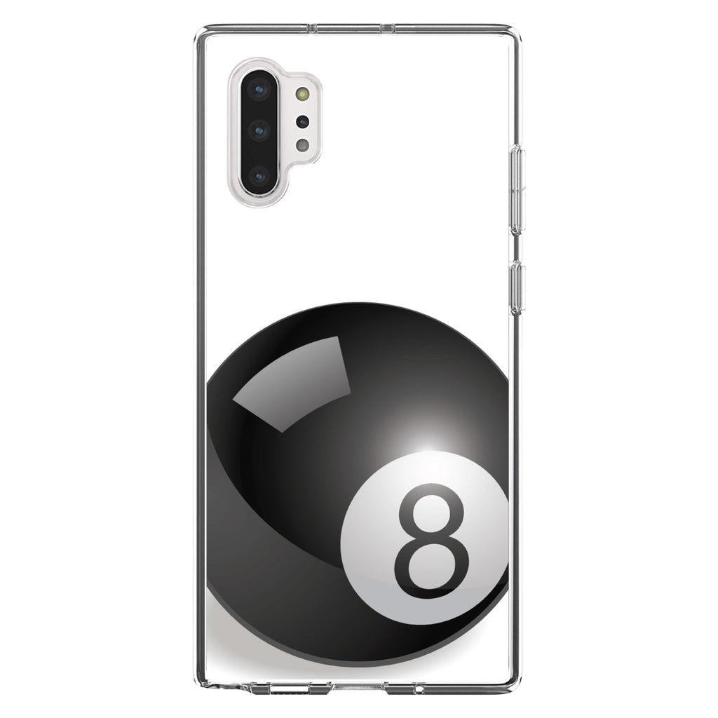 Black Eight Ball 8 Clear Shockproof iPhone Case, view 10