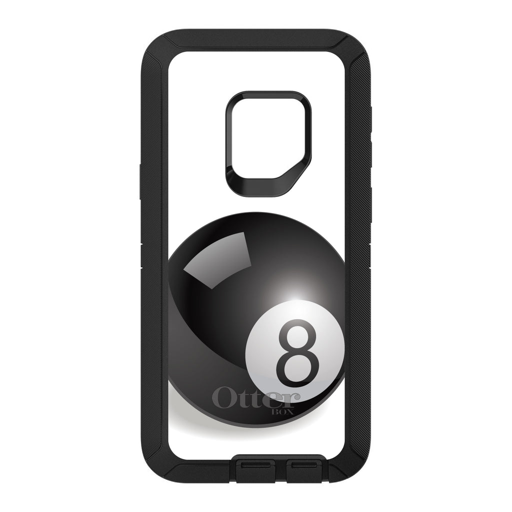 Black Eight Ball 8 OtterBox Defender Case for iPhone & Galaxy, view 11