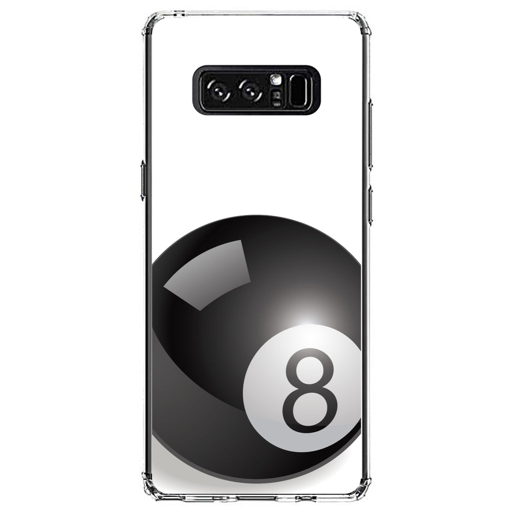 Black Eight Ball 8 Clear Shockproof iPhone Case, view 12