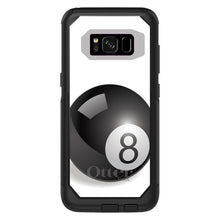 DistinctInk™ OtterBox Commuter Series Case for Apple iPhone or Samsung Galaxy - Black Eight Ball 8