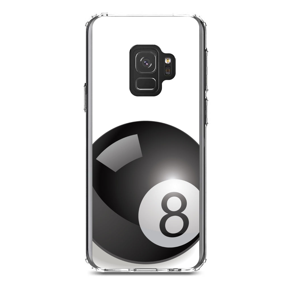 Black Eight Ball 8 Clear Shockproof iPhone Case, view 19