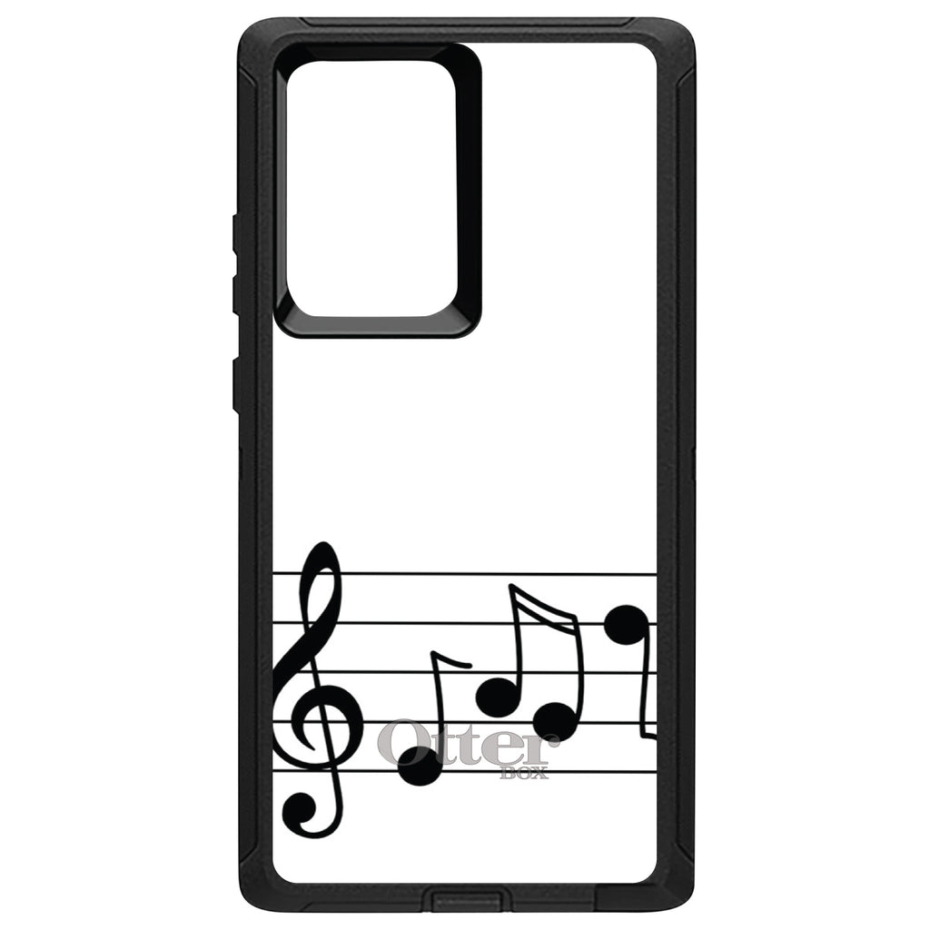 Treble Staff Music Notes OtterBox Defender Case for iPhone & Galaxy, view 13