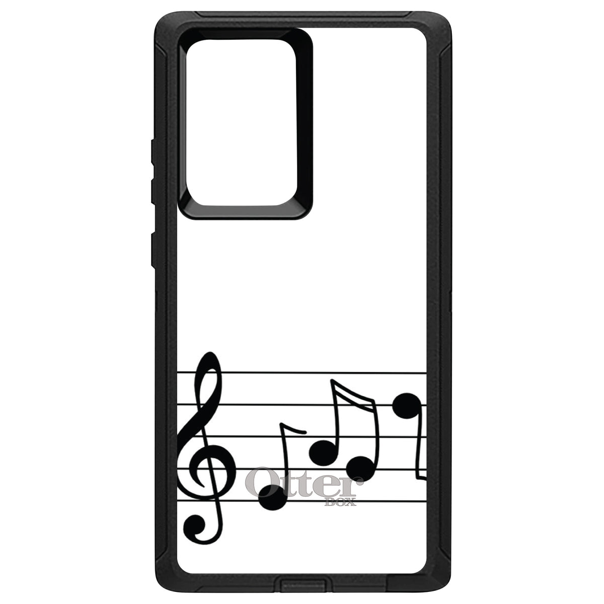 Treble Staff Music Notes OtterBox Defender Case for iPhone & Galaxy, view 13