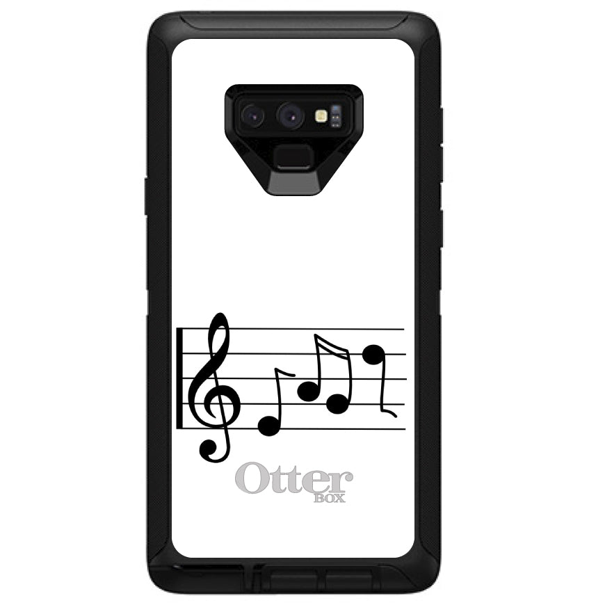 Treble Staff Music Notes OtterBox Defender Case for iPhone & Galaxy, view 16