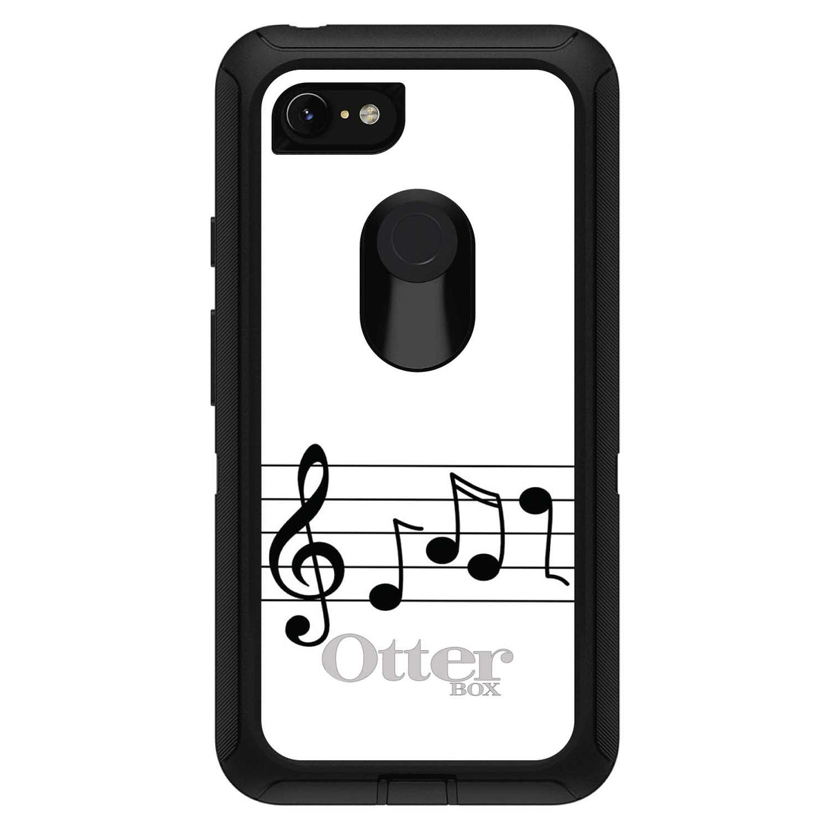 Treble Staff Music Notes OtterBox Defender Case for iPhone & Galaxy, view 18
