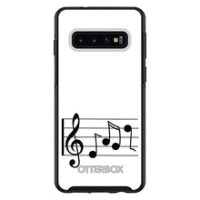 DistinctInk™ OtterBox Symmetry Series Case for Apple iPhone / Samsung Galaxy / Google Pixel - Treble Staff Music Notes
