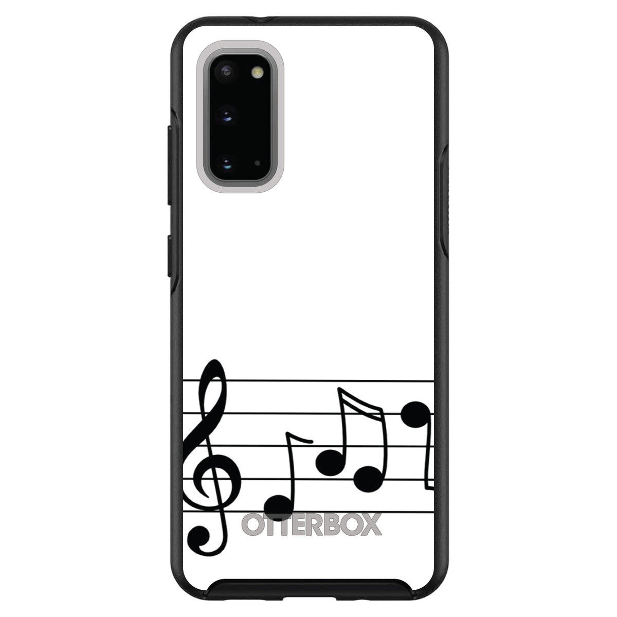 Treble Staff Music Notes OtterBox Symmetry Case for iPhone & Galaxy, view 5