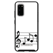 DistinctInk™ OtterBox Symmetry Series Case for Apple iPhone / Samsung Galaxy / Google Pixel - Treble Staff Music Notes