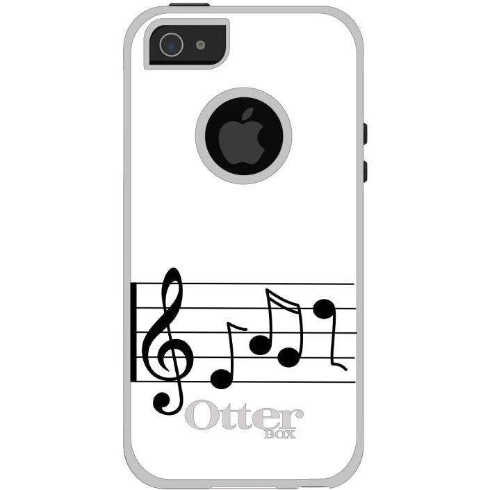Treble Staff Music Notes OtterBox Commuter Case for iPhone & Galaxy, view 5