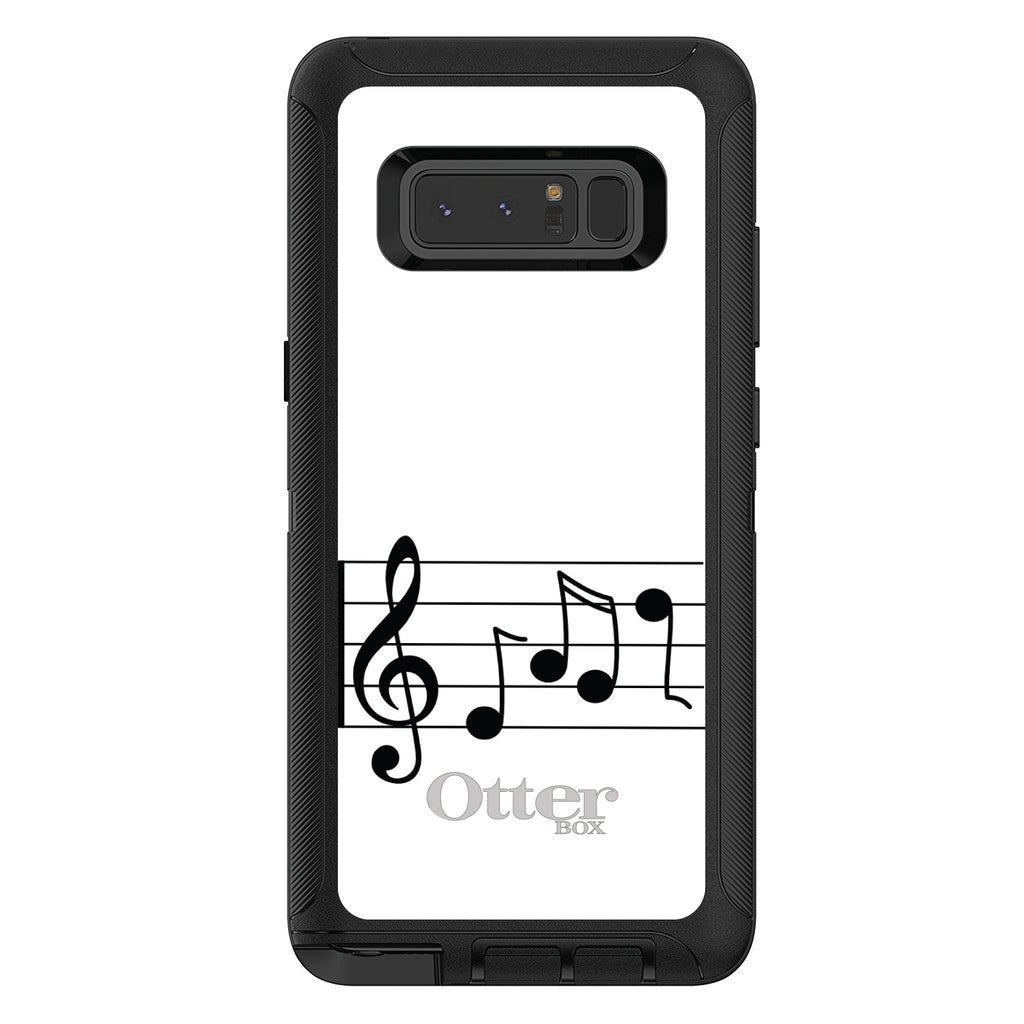 Treble Staff Music Notes OtterBox Defender Case for iPhone & Galaxy, view 17