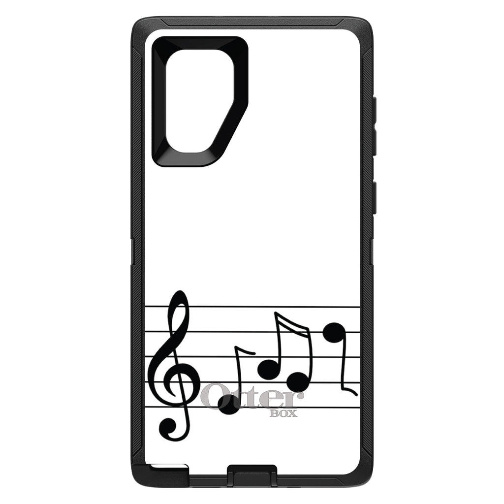 Treble Staff Music Notes OtterBox Defender Case for iPhone & Galaxy, view 15