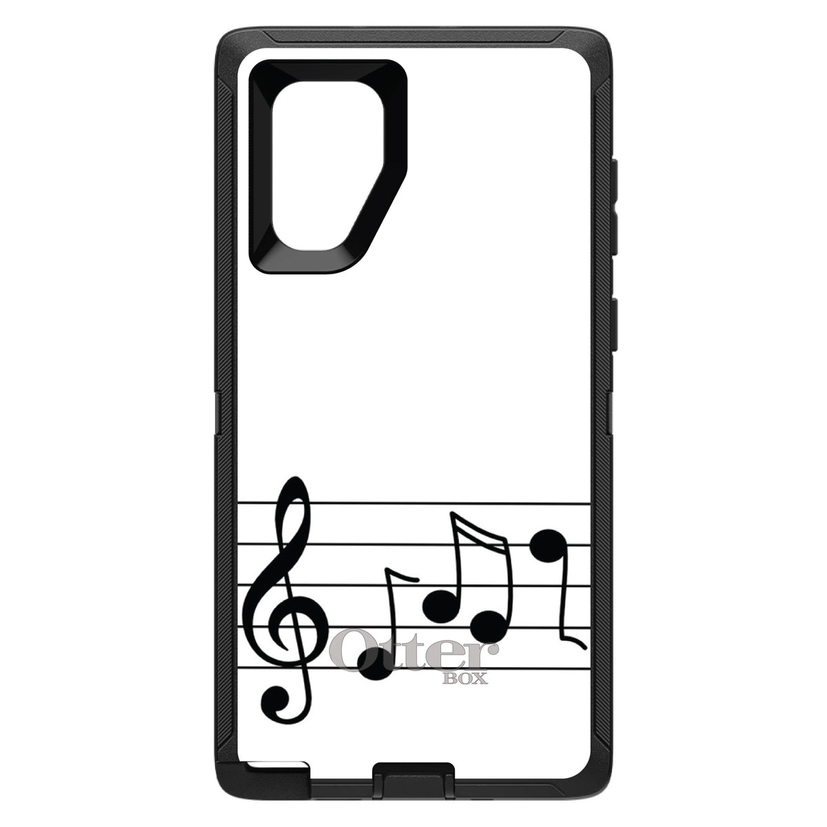 Treble Staff Music Notes OtterBox Defender Case for iPhone & Galaxy, view 15