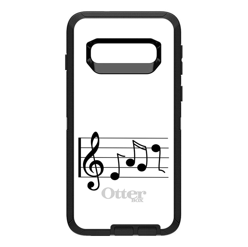 Treble Staff Music Notes OtterBox Defender Case for iPhone & Galaxy, view 9