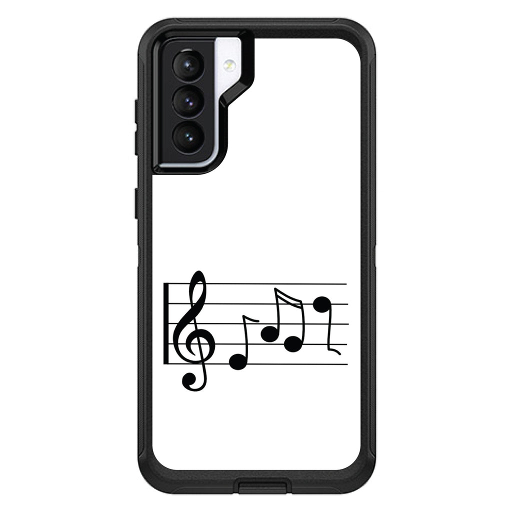 Treble Staff Music Notes OtterBox Defender Case for iPhone & Galaxy, view 6