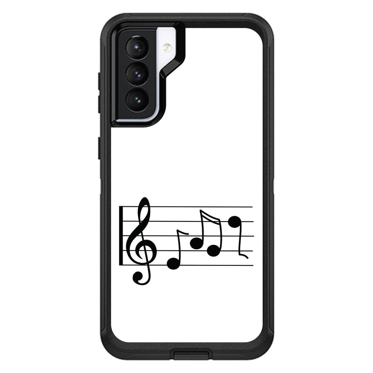 Treble Staff Music Notes OtterBox Defender Case for iPhone & Galaxy, view 5