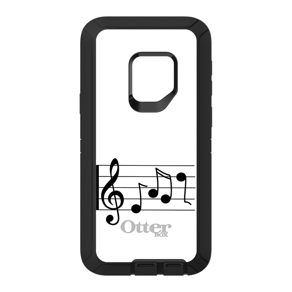 Treble Staff Music Notes OtterBox Defender Case for iPhone & Galaxy, view 11