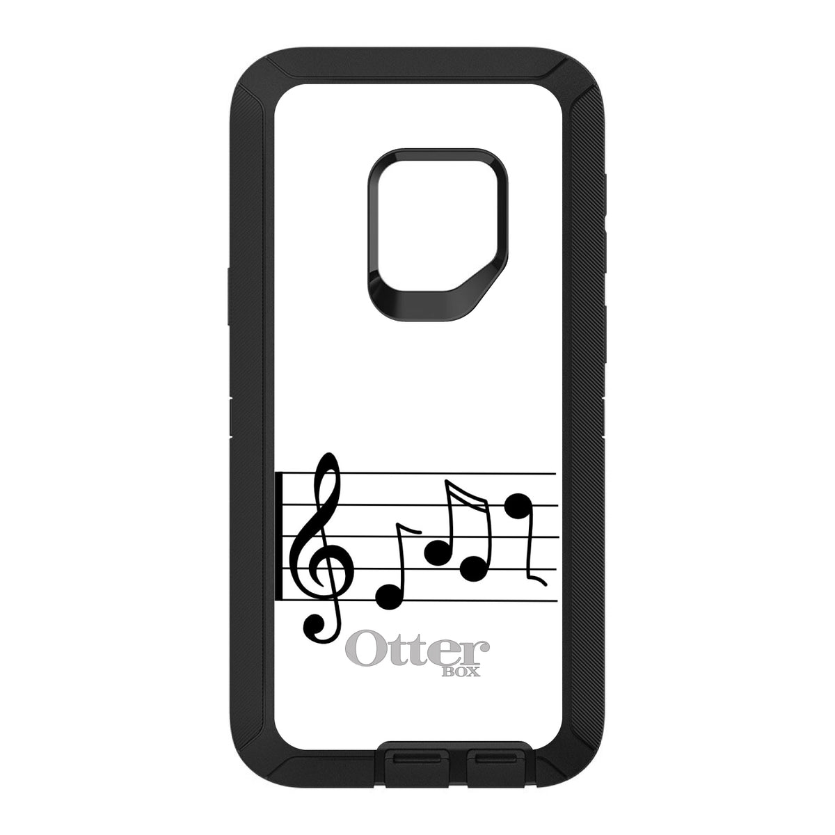 Treble Staff Music Notes OtterBox Defender Case for iPhone & Galaxy, view 11