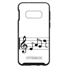 DistinctInk™ OtterBox Symmetry Series Case for Apple iPhone / Samsung Galaxy / Google Pixel - Treble Staff Music Notes