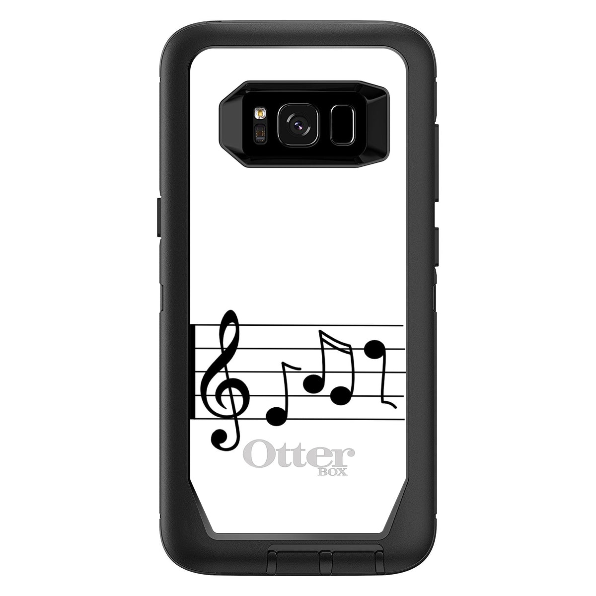 Treble Staff Music Notes OtterBox Defender Case for iPhone & Galaxy, view 12