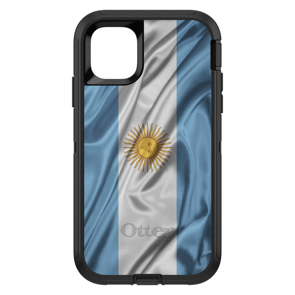 Argentina Waving Flag OtterBox Defender Case for iPhone & Galaxy, view 2
