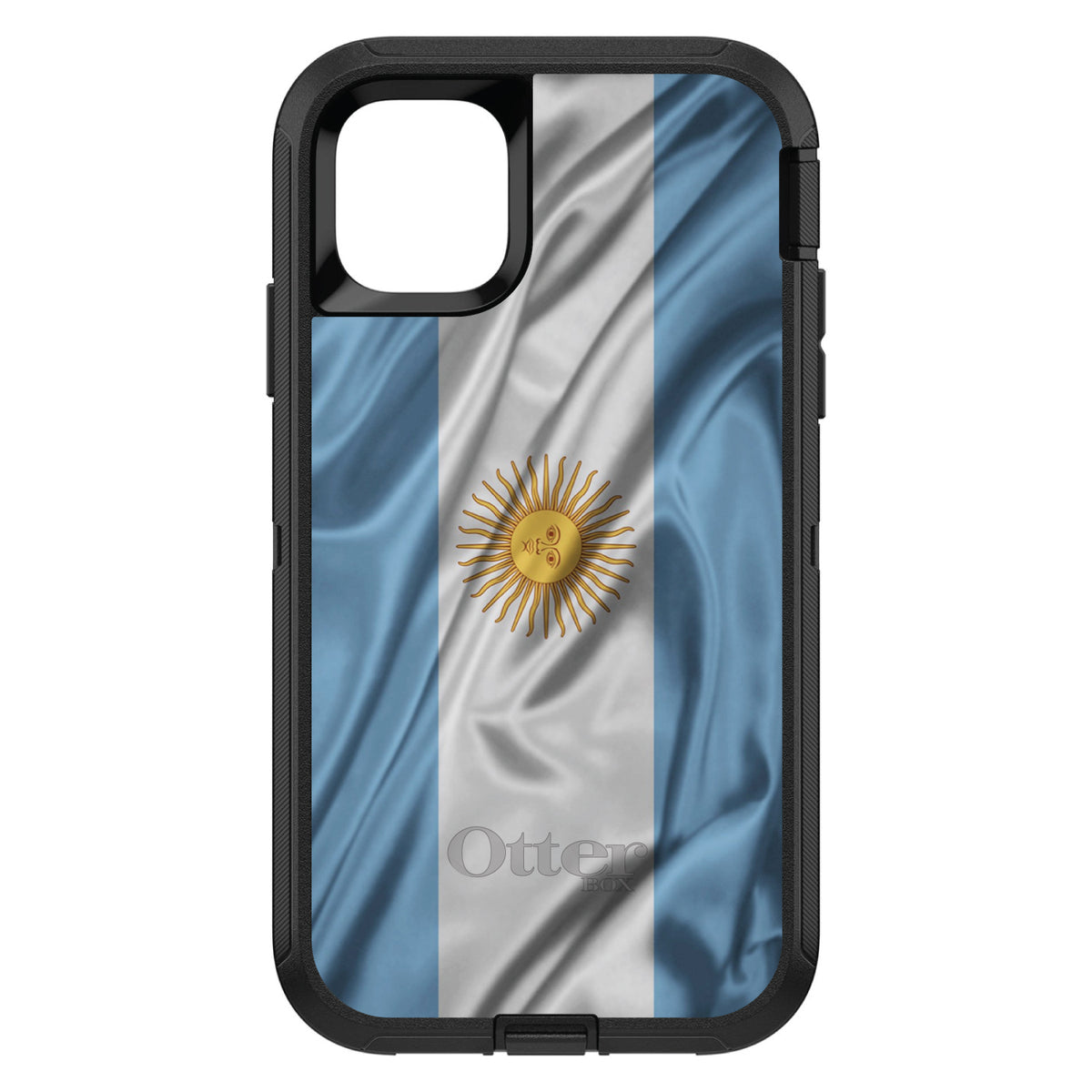 Argentina Waving Flag OtterBox Defender Case for iPhone & Galaxy, view 2