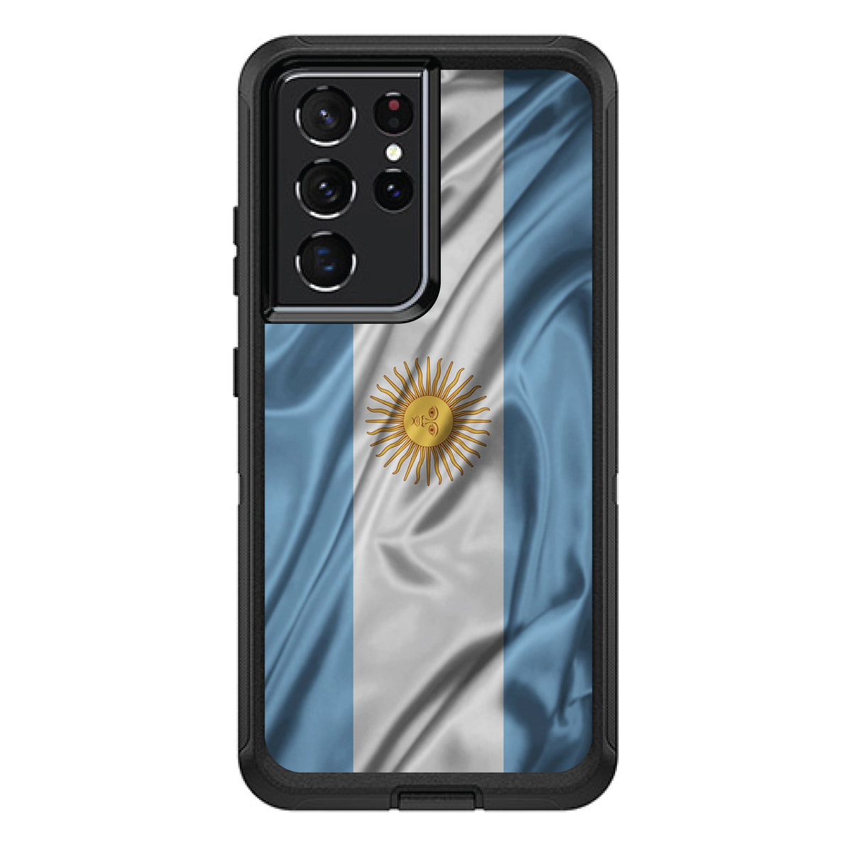 Argentina Waving Flag OtterBox Defender Case for iPhone & Galaxy, view 7