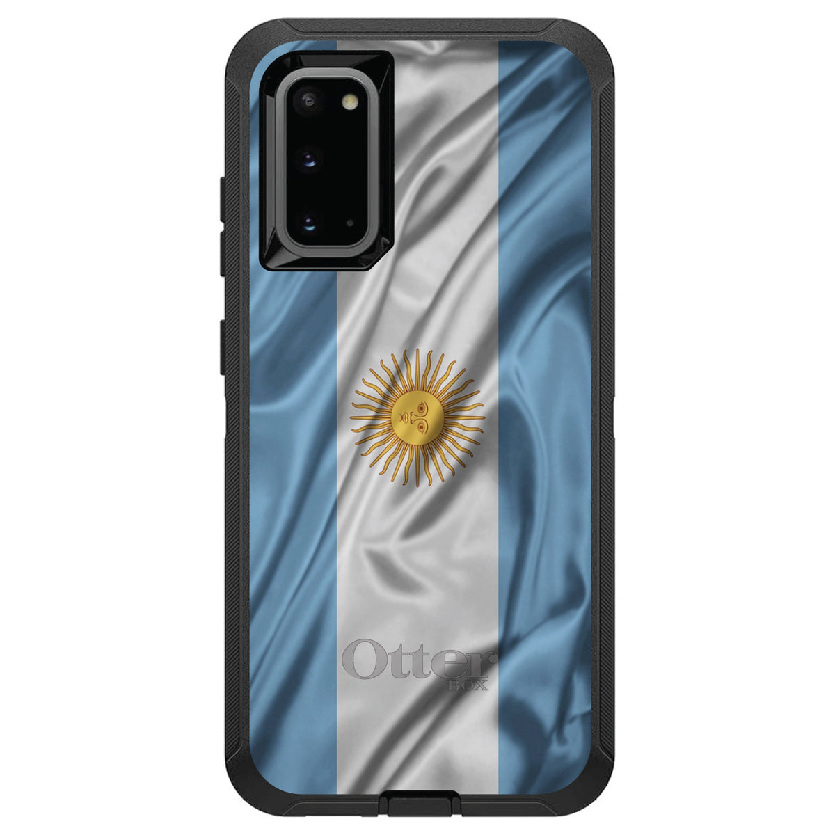 Argentina Waving Flag OtterBox Defender Case for iPhone & Galaxy, view 8
