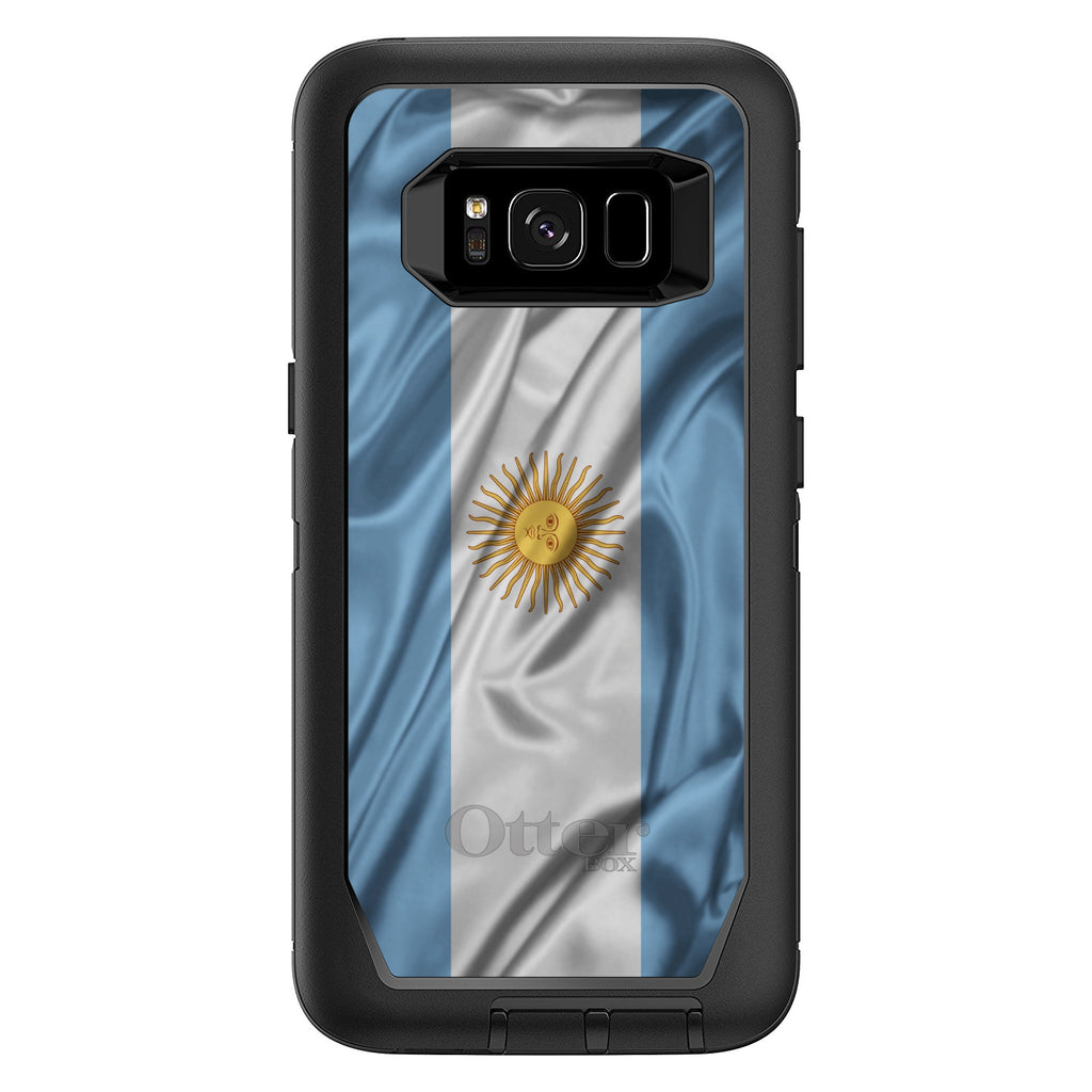 Argentina Waving Flag OtterBox Defender Case for iPhone & Galaxy, view 12