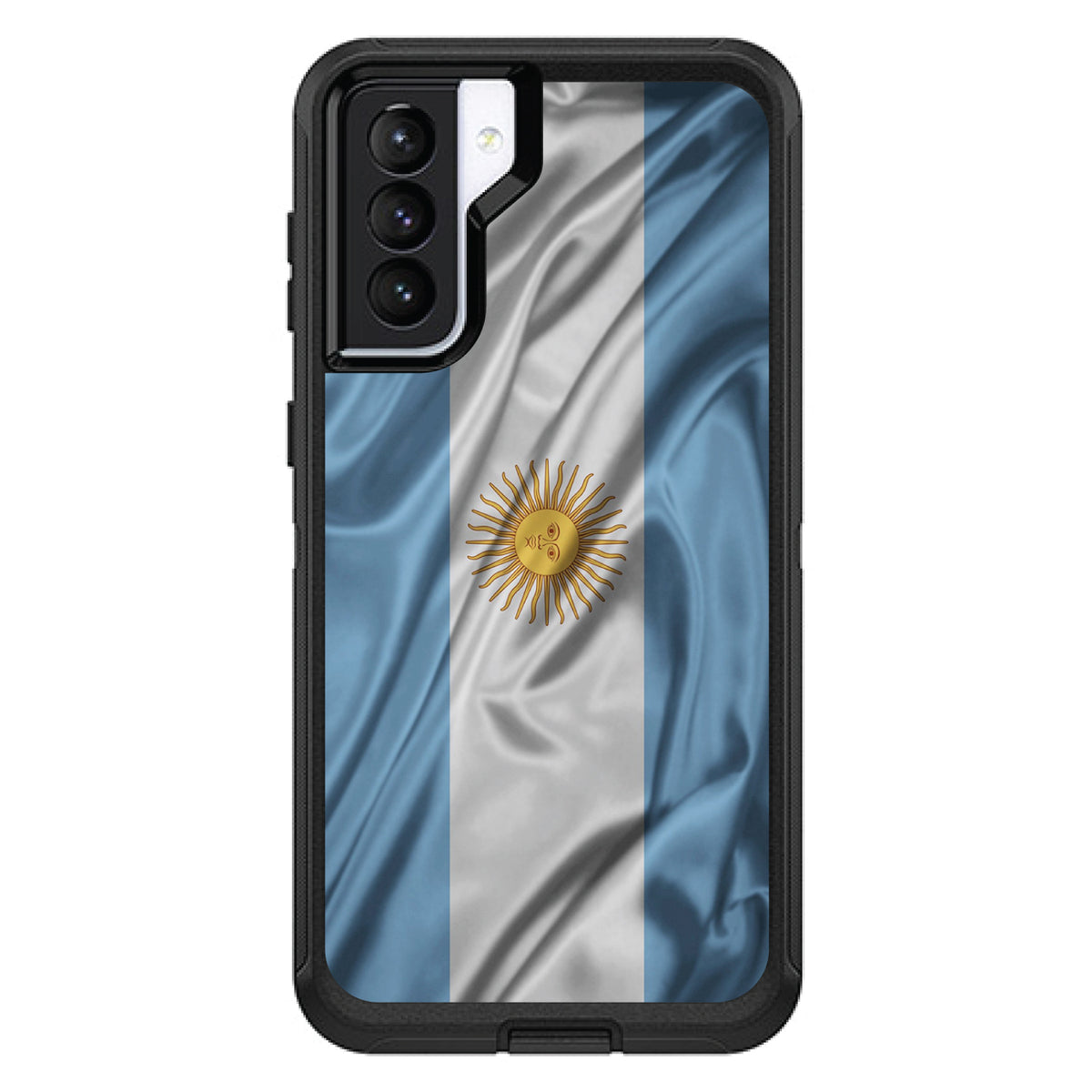 Argentina Waving Flag OtterBox Defender Case for iPhone & Galaxy, view 5