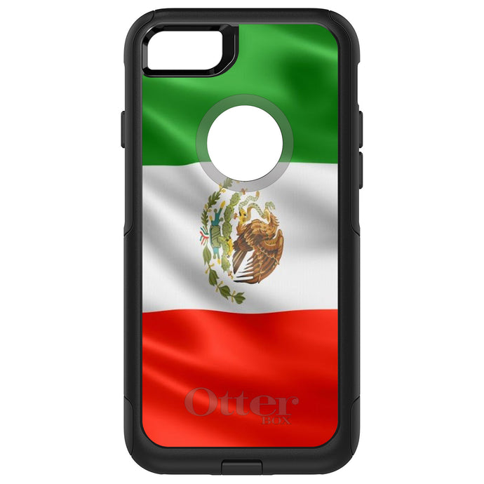 DistinctInk OtterBox Commuter Series Case for Apple iPhone or Samsung Galaxy - Red White Green Mexican Flag Mexico