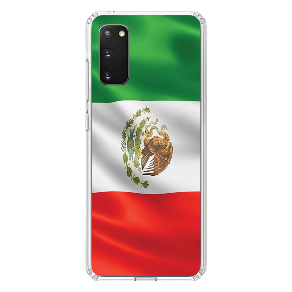 Red White Green Mexican Flag Mexico Clear Shockproof iPhone Case, view 15