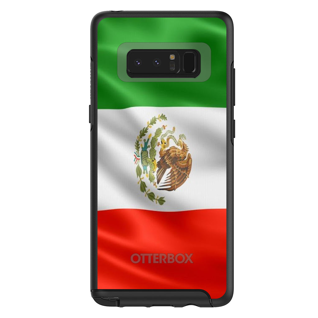 Red White Green Mexican Flag Mexico OtterBox Symmetry Case for iPhone & Galaxy, view 14
