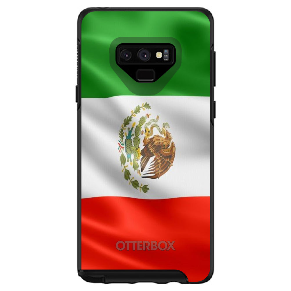 Red White Green Mexican Flag Mexico OtterBox Symmetry Case for iPhone & Galaxy, view 13