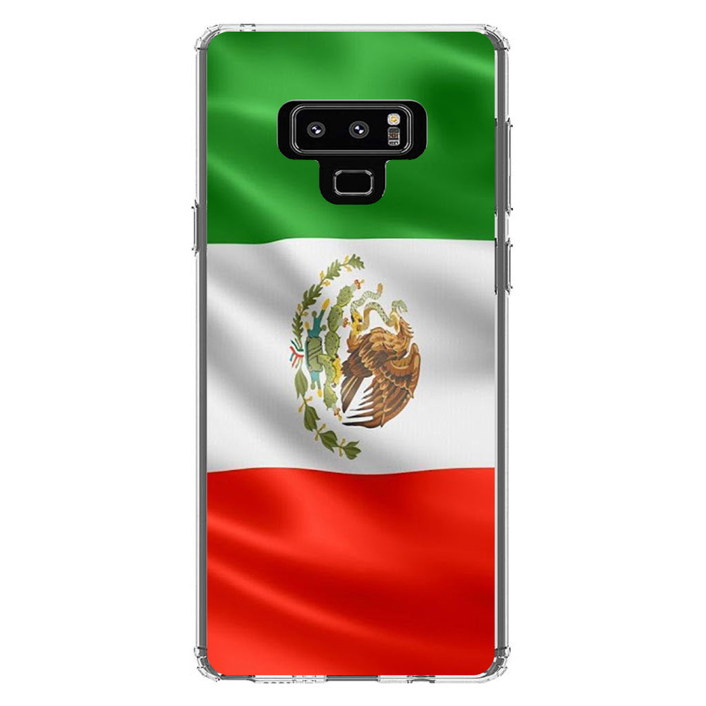 Red White Green Mexican Flag Mexico Clear Shockproof iPhone Case, view 11