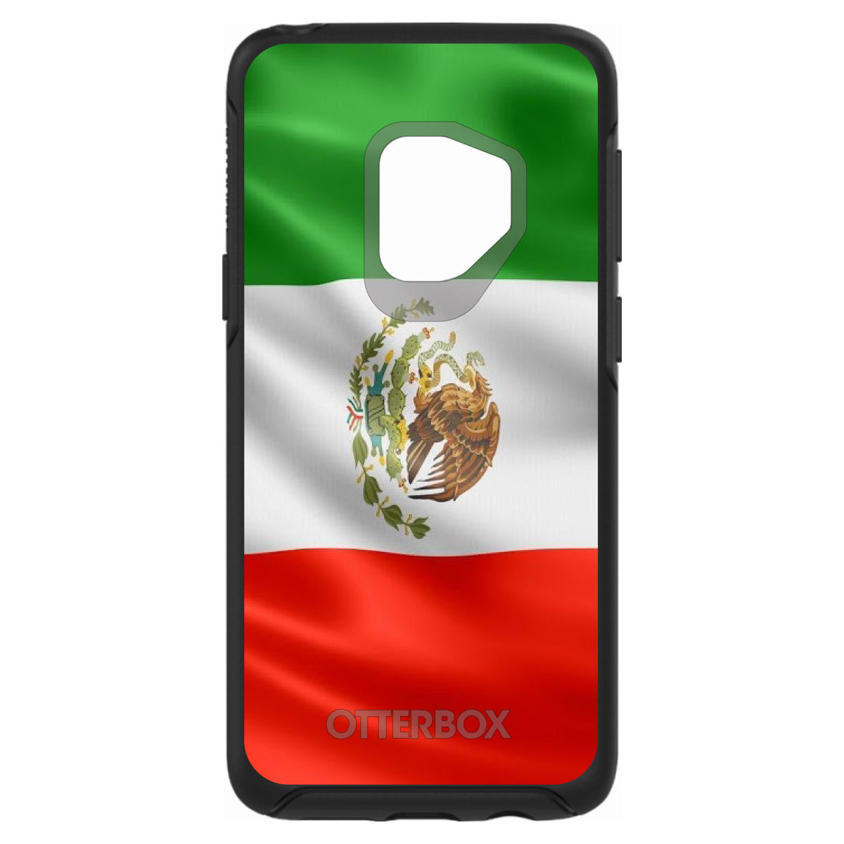 Red White Green Mexican Flag Mexico OtterBox Symmetry Case for iPhone & Galaxy, view 8