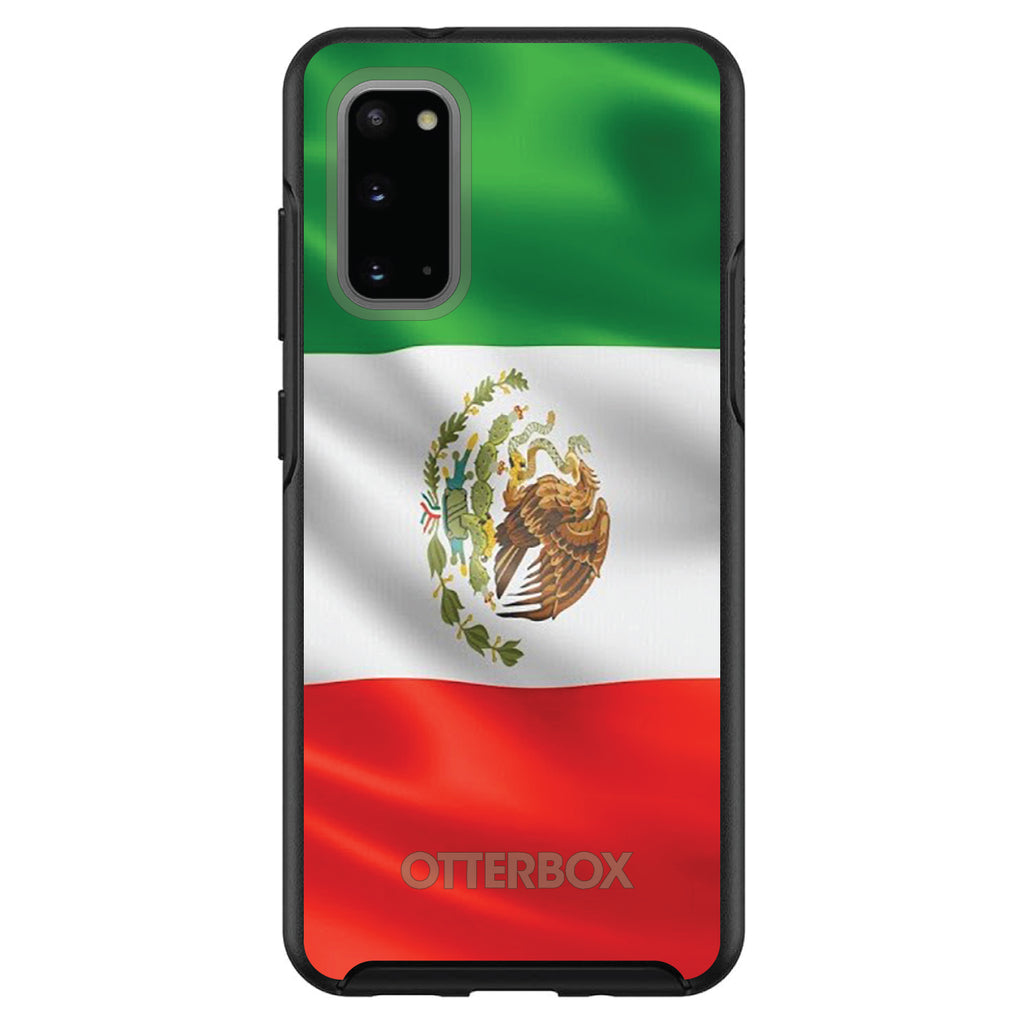 Red White Green Mexican Flag Mexico OtterBox Symmetry Case for iPhone & Galaxy, view 5