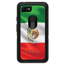 DistinctInk™ OtterBox Defender Series Case for Apple iPhone / Samsung Galaxy / Google Pixel - Red White Green Mexican Flag Mexico