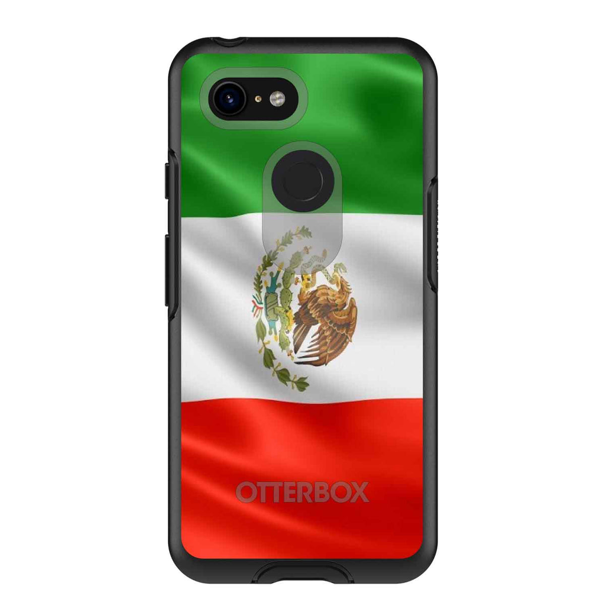 Red White Green Mexican Flag Mexico OtterBox Symmetry Case for iPhone & Galaxy, view 15