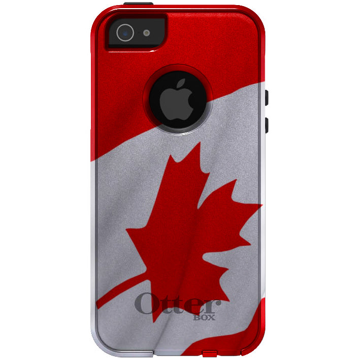 Red White Canadian Flag Canada OtterBox Commuter Case for iPhone & Galaxy, view 5