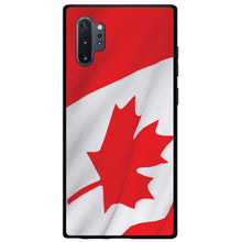 DistinctInk® Hard Plastic Snap-On Case for Apple iPhone or Samsung Galaxy - Red White Canadian Flag Canada