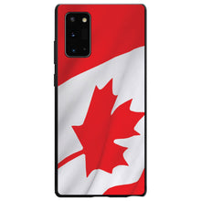 DistinctInk® Hard Plastic Snap-On Case for Apple iPhone or Samsung Galaxy - Red White Canadian Flag Canada