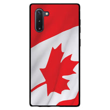 DistinctInk® Hard Plastic Snap-On Case for Apple iPhone or Samsung Galaxy - Red White Canadian Flag Canada