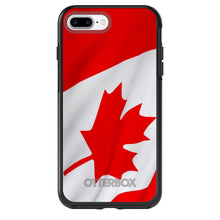 DistinctInk™ OtterBox Symmetry Series Case for Apple iPhone / Samsung Galaxy / Google Pixel - Red White Canadian Flag Canada
