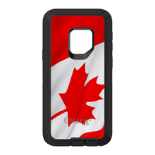 DistinctInk™ OtterBox Defender Series Case for Apple iPhone / Samsung Galaxy / Google Pixel - Red White Canadian Flag Canada