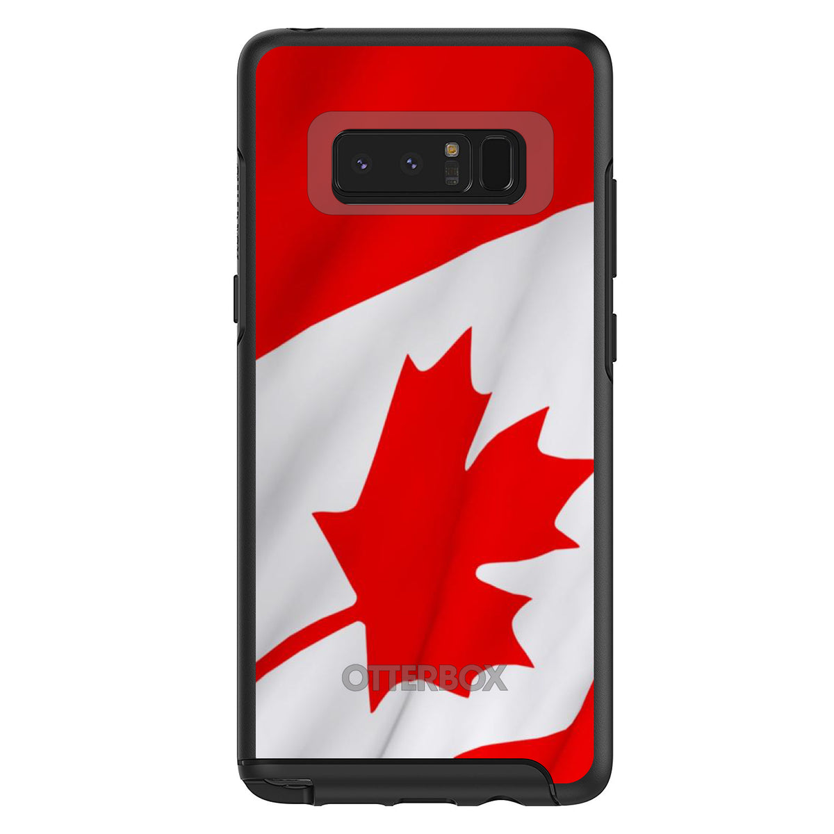 Red White Canadian Flag Canada OtterBox Symmetry Case for iPhone & Galaxy, view 14