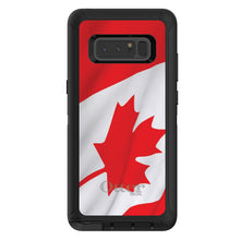 DistinctInk™ OtterBox Defender Series Case for Apple iPhone / Samsung Galaxy / Google Pixel - Red White Canadian Flag Canada